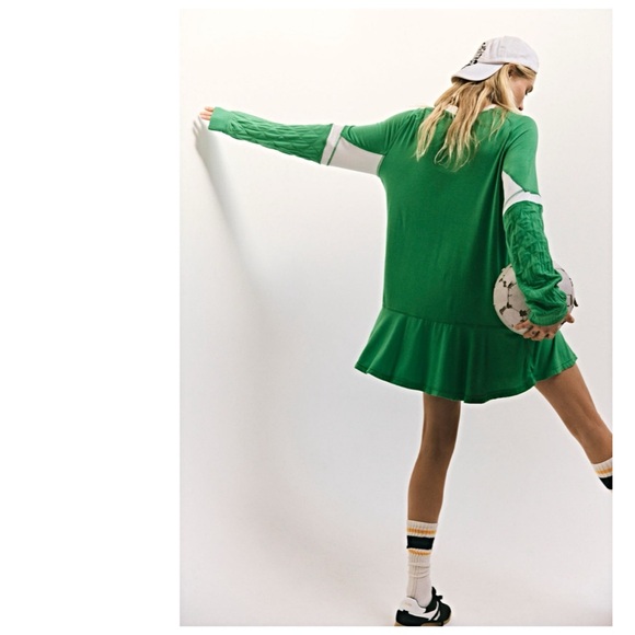 ❌SALE❌ FREE PEOPLE At Bat Layer Shirt Dress Small Oversized Relaxed S NWTS-$80 - Picture 8 of 10